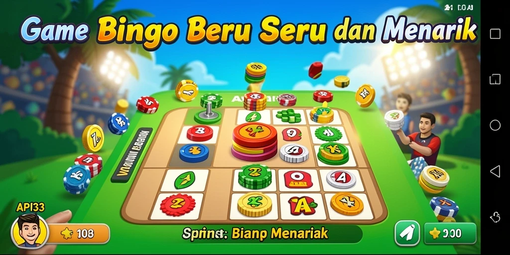 Gameplay seru dan interaktif dalam aplikasi Bingo API33.