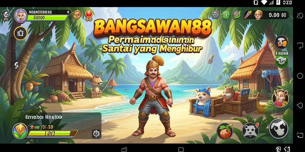 Tampilan gameplay seru dan penuh warna di BANGSAWAN88.