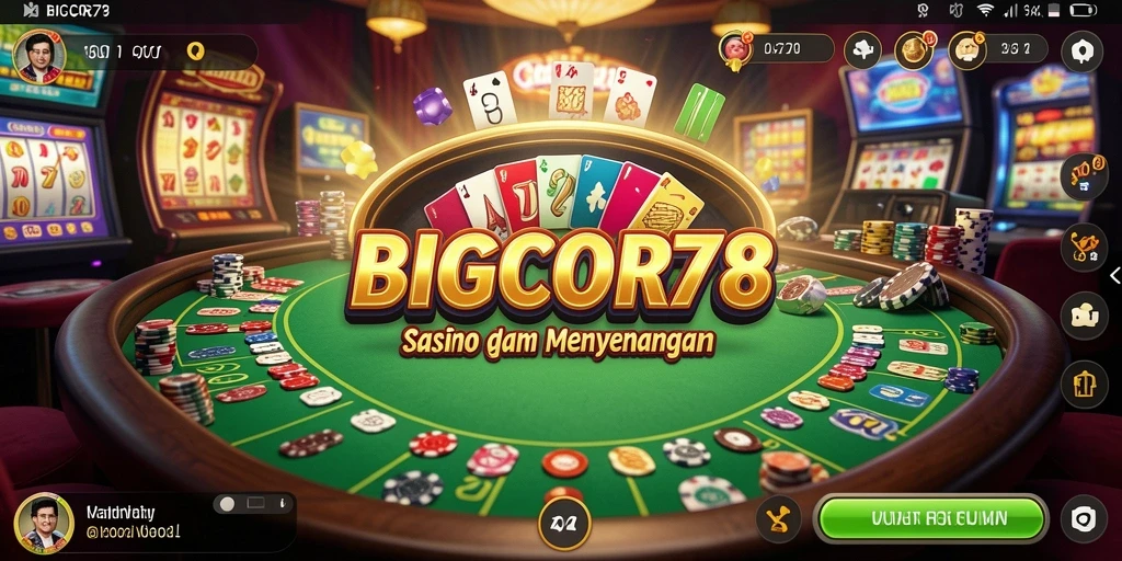 Tampilan gameplay Kasino yang menarik dan menegangkan.