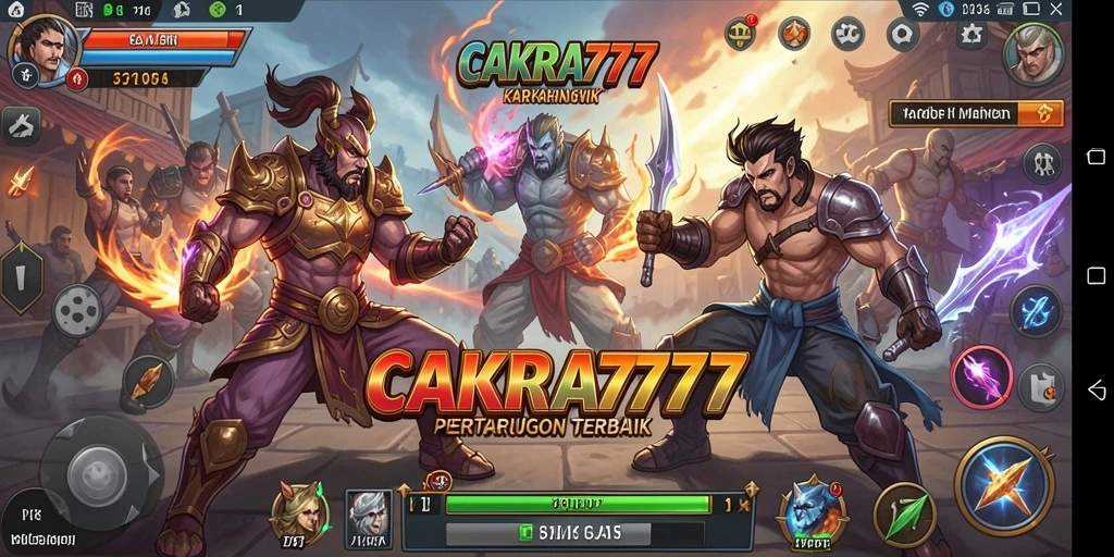 Tampilan menarik dari pertarungan intens di CAKRA777.