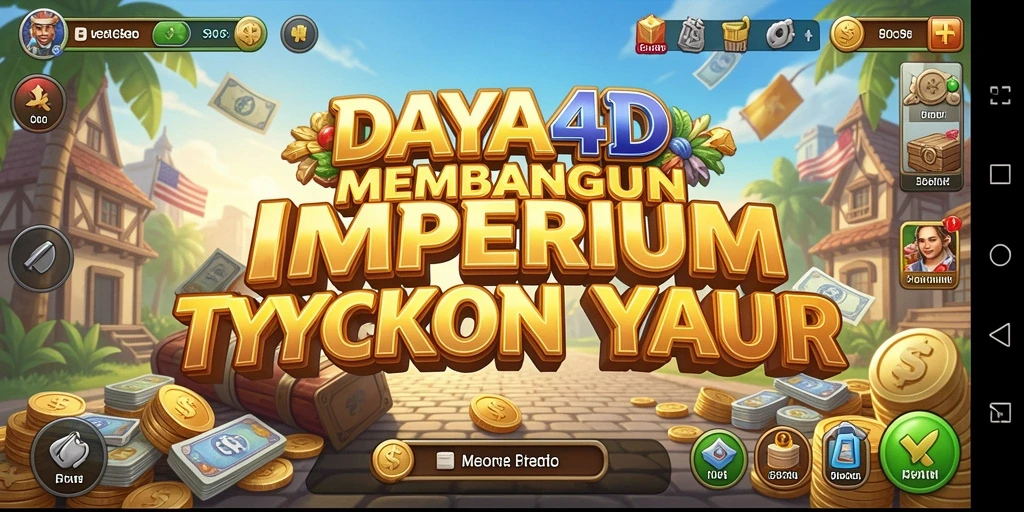 Tampilan menarik gameplay Tycoon DAYA4D dengan interaksi yang intens.