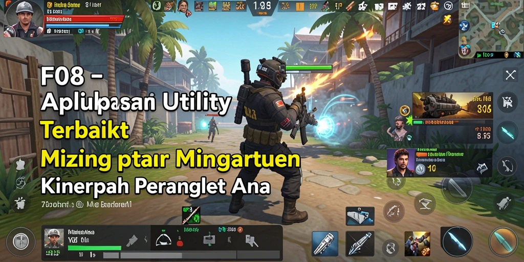 Tampilan antarmuka F08 yang intuitif dan mudah digunakan.