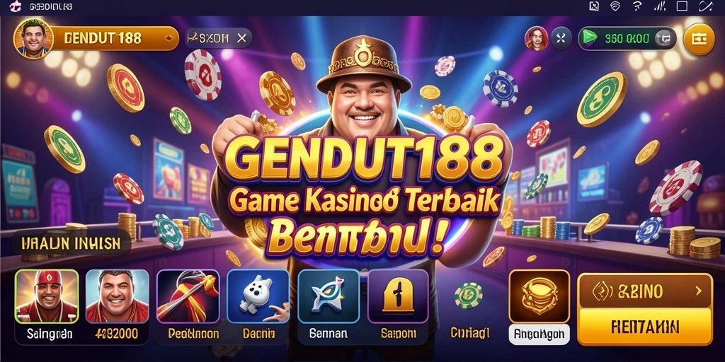 Tampilan gameplay menarik dari GENDUT188 menampilkan keseruan bermain Kasino.