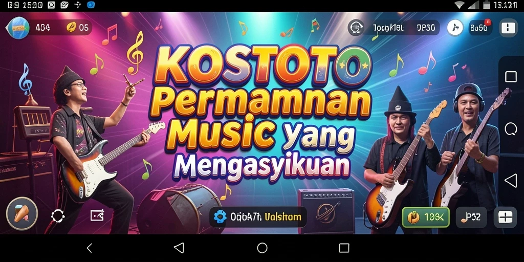 Tampilan gameplay KOSTOTO yang seru dan interaktif.