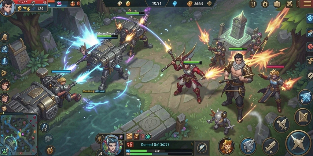 Screenshot gameplay PC777 dengan strategi SLG yang menarik.