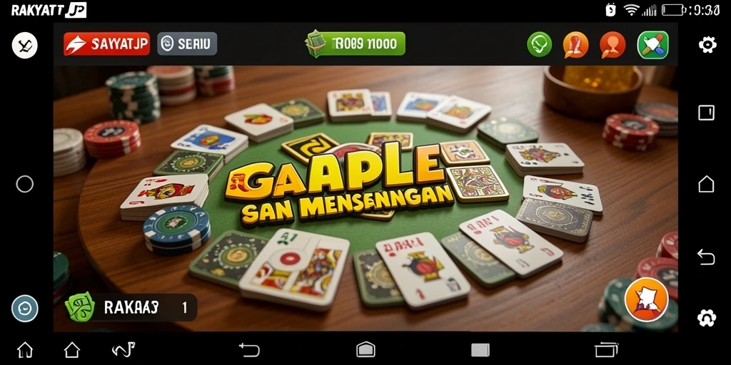 Tampilan gameplay RAKYATJP yang seru dan interaktif.