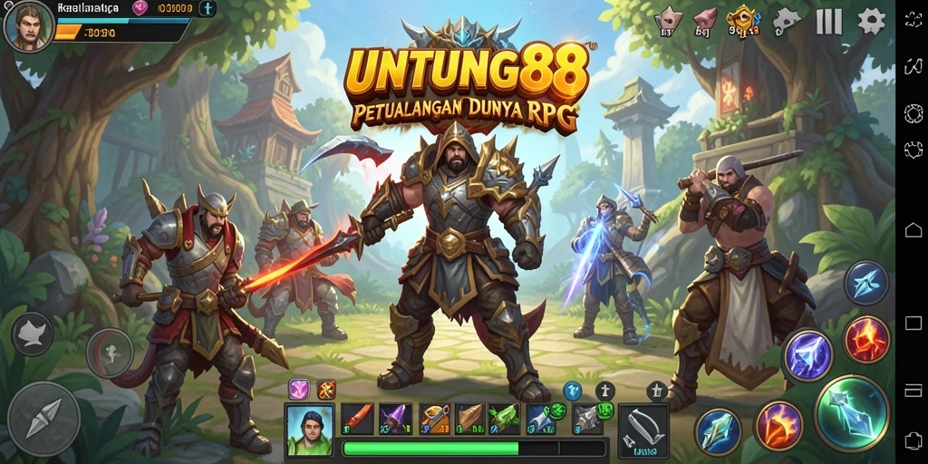 Tampilan gameplay <strong>UNTUNG88</strong> yang penuh aksi dan petualangan mendebarkan.